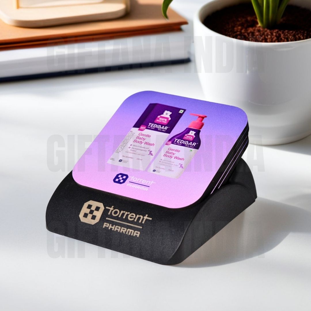 Elegant Coaster Stand for Office Desk Corporate Gift